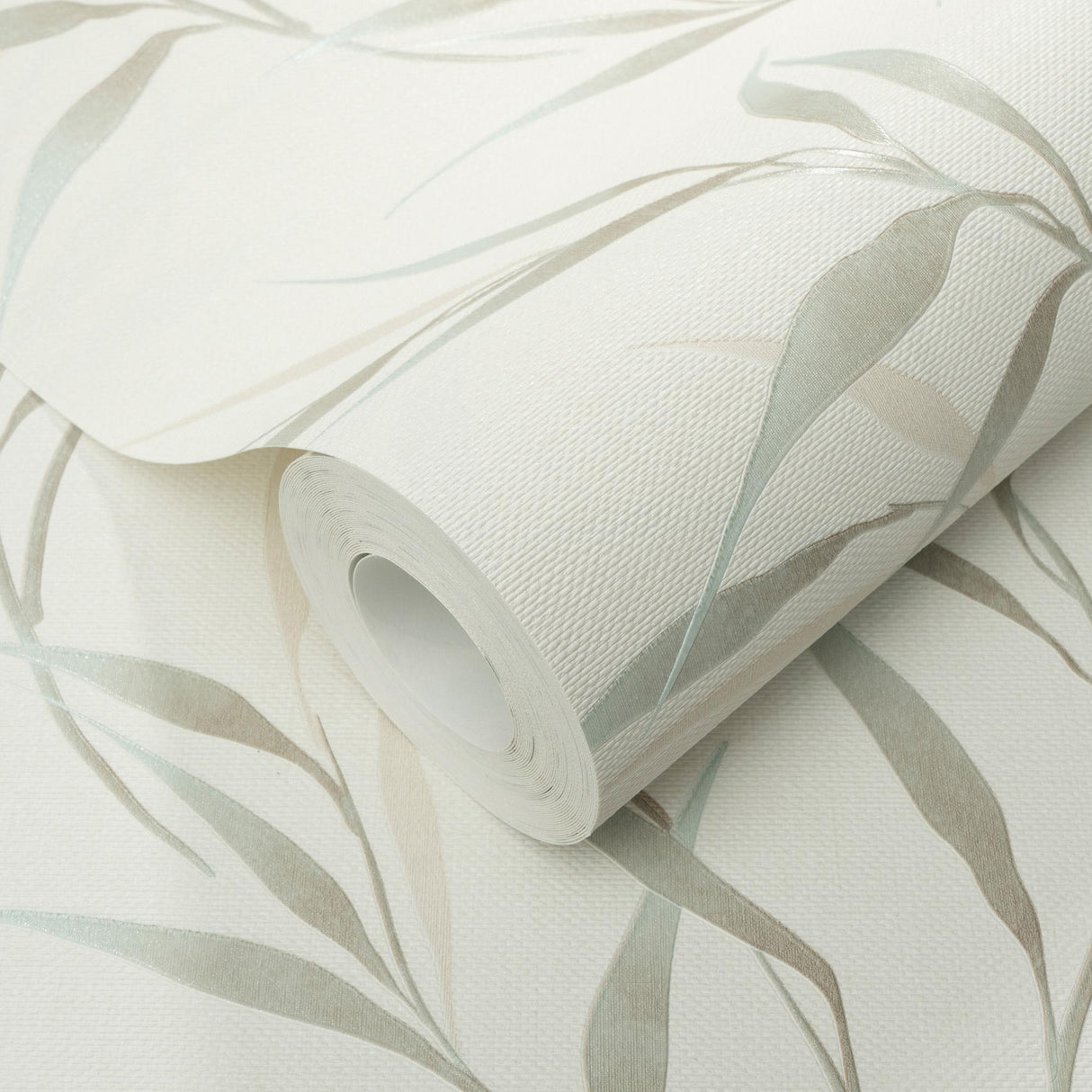Veer Decor Yamato Leaves Teal Wallpaper