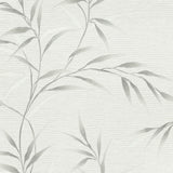Veer Decor Yamato Leaves Grey Wallpaper