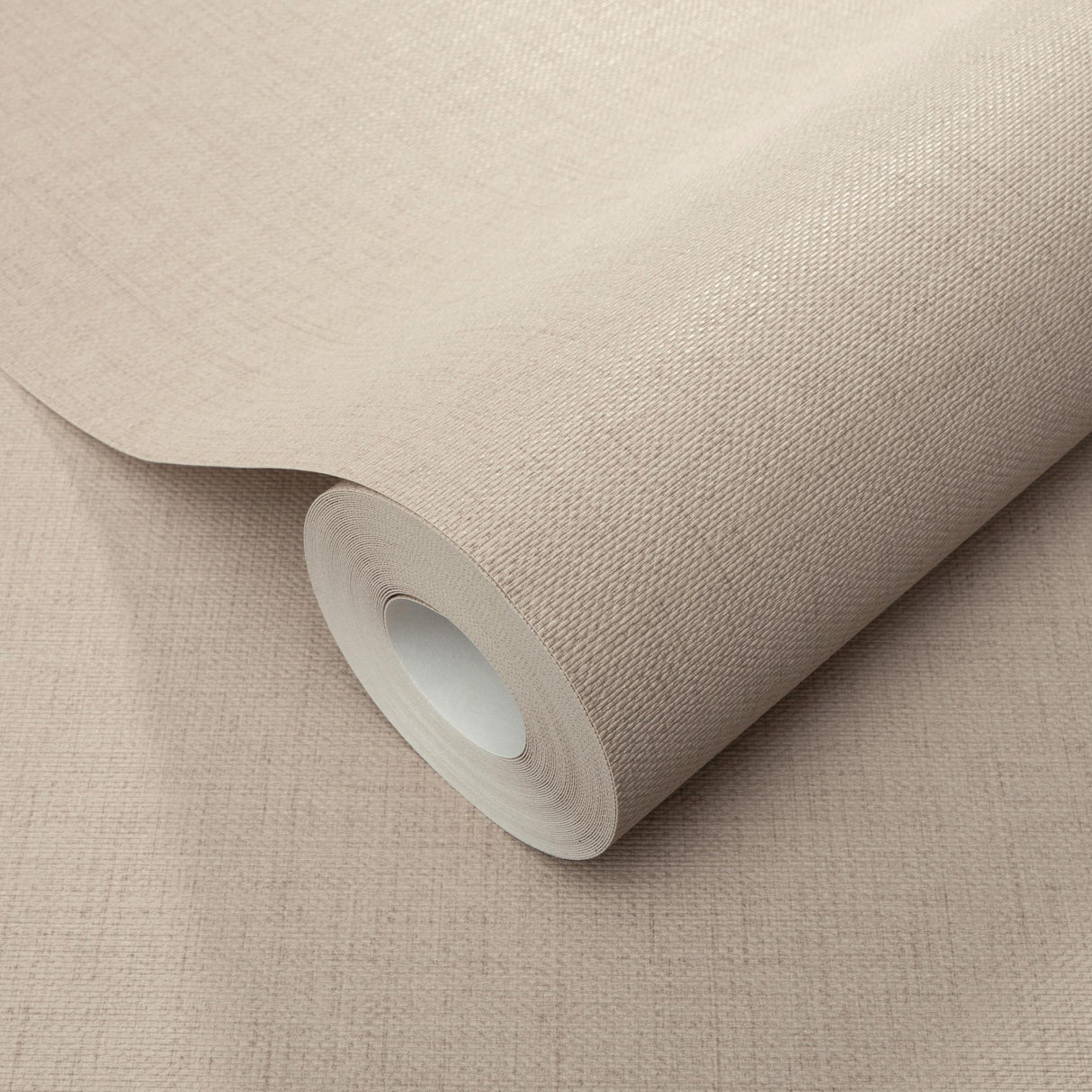 Veer Decor Echo Jute Texture Taupe Wallpaper