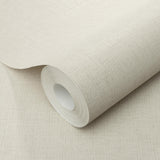 Veer Decor Echo Jute Texture Sepia Wallpaper