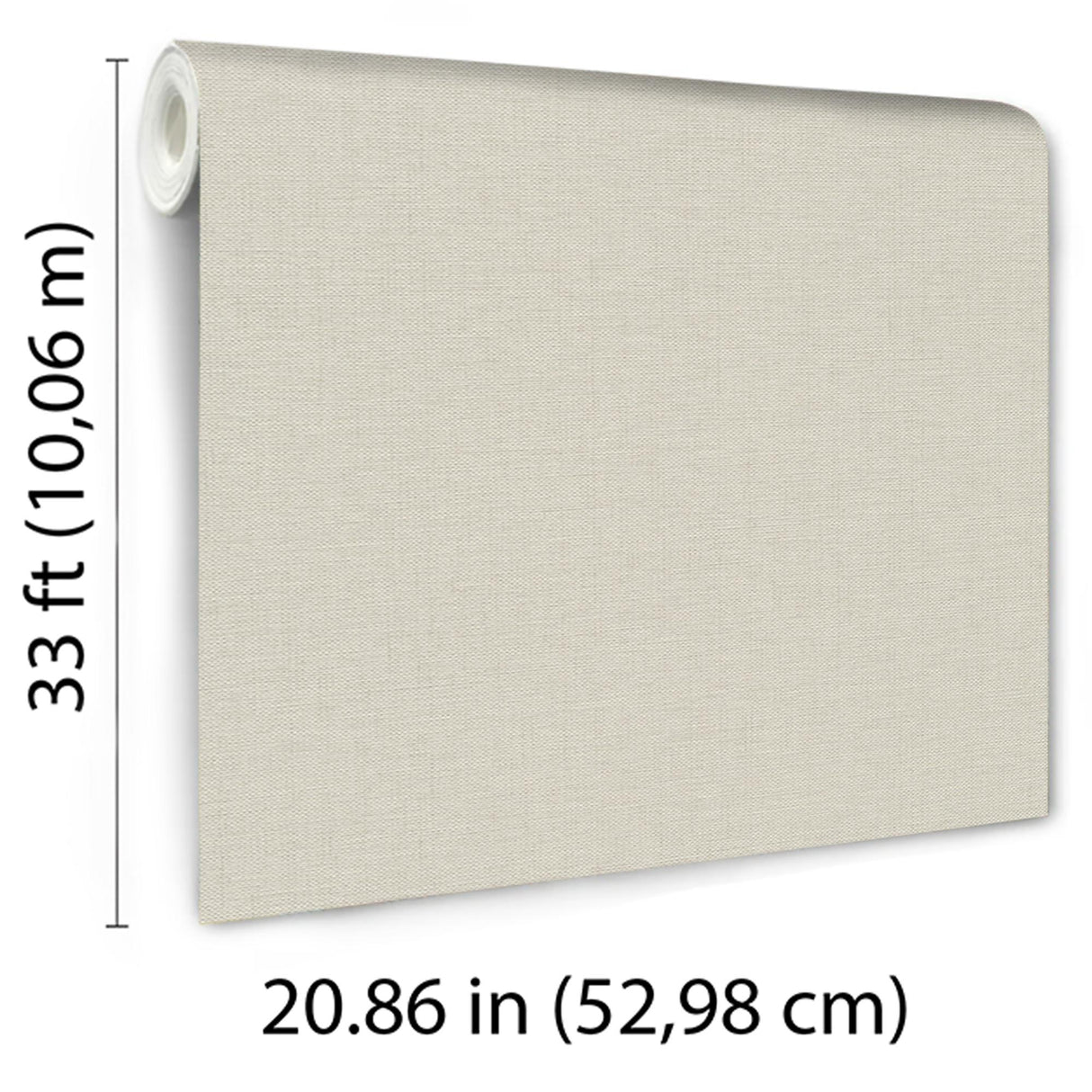 Veer Decor Echo Jute Texture Sepia Wallpaper