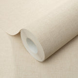 Veer Decor Echo Jute Texture Beige Wallpaper