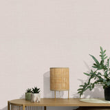 Veer Decor Echo Jute Texture Pink Wallpaper