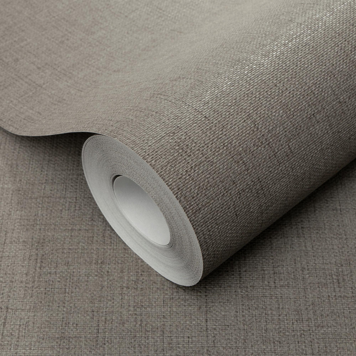 Veer Decor Echo Jute Texture Brown Wallpaper