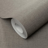 Veer Decor Echo Jute Texture Brown Wallpaper