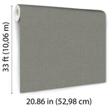 Veer Decor Echo Jute Texture Brown Wallpaper