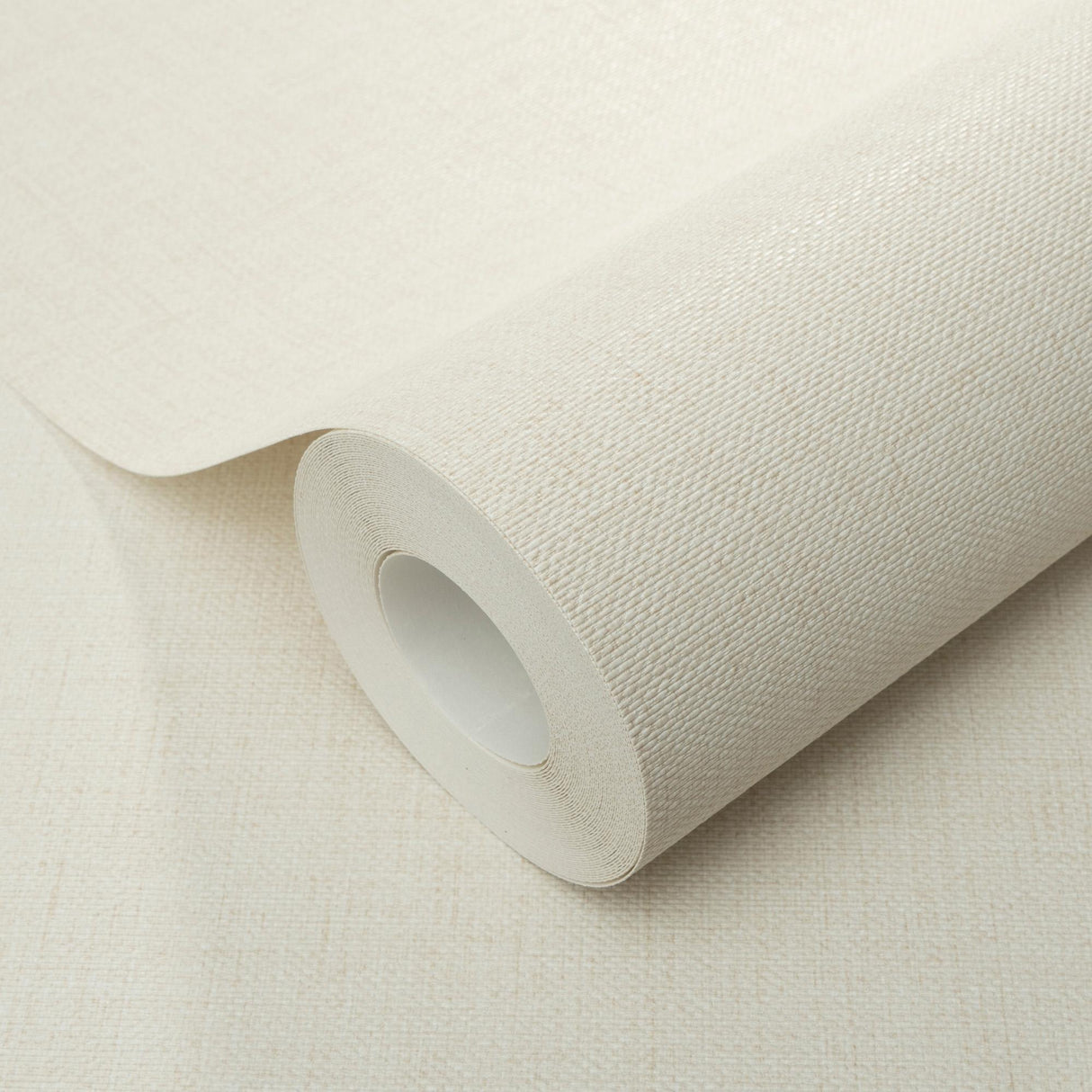 Veer Decor Echo Jute Texture Cream Wallpaper