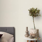 Veer Decor Echo Jute Texture Cream Wallpaper