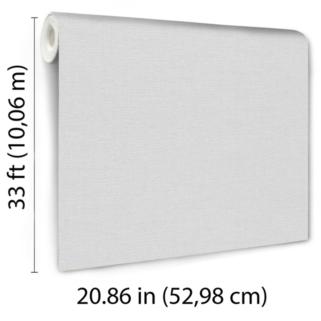 Veer Decor Echo Jute Texture Grey Wallpaper