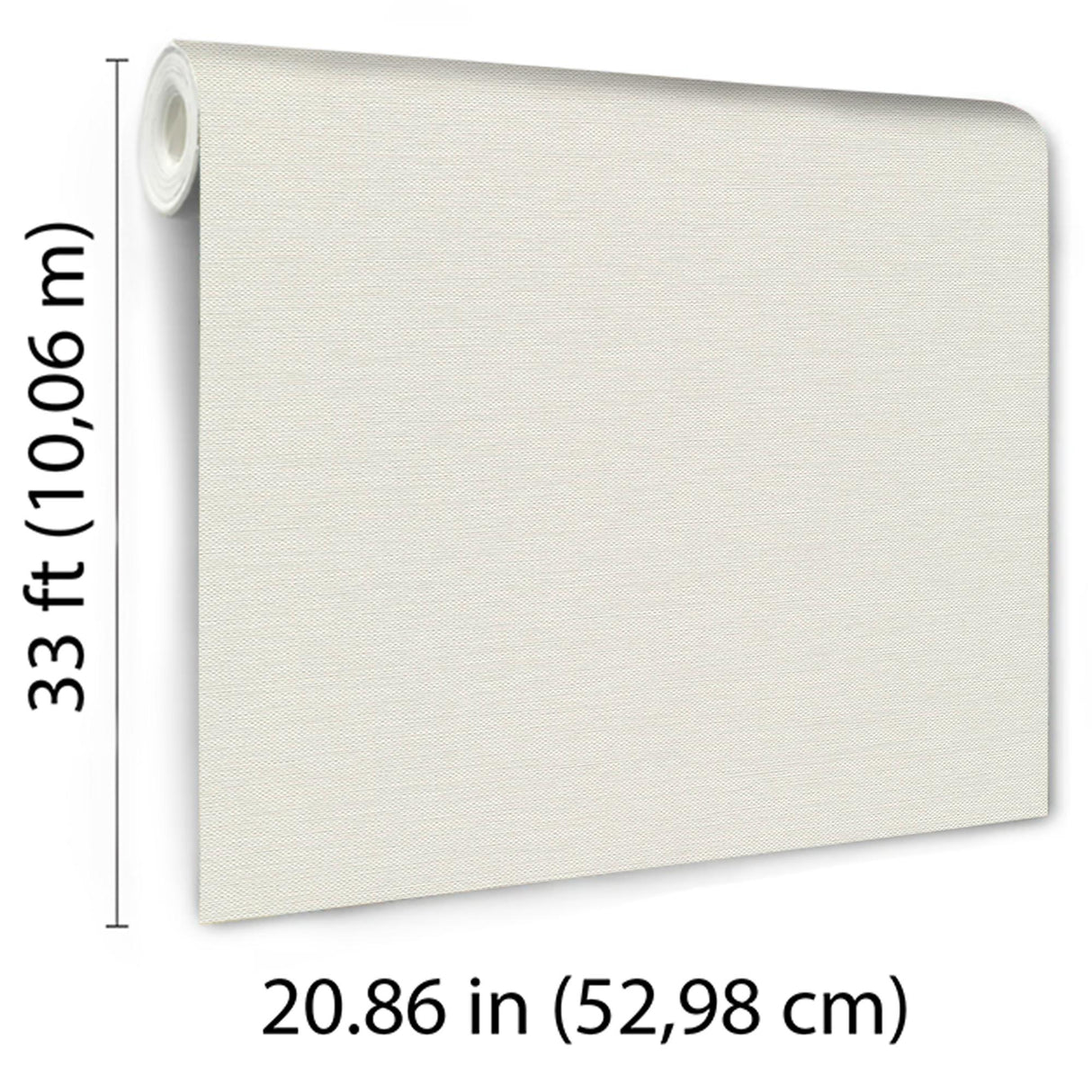 Veer Decor Echo Jute Texture Off-White Wallpaper