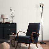 Veer Decor Soft Loom Stria White Wallpaper