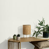 Veer Decor Soft Loom Stria White Wallpaper