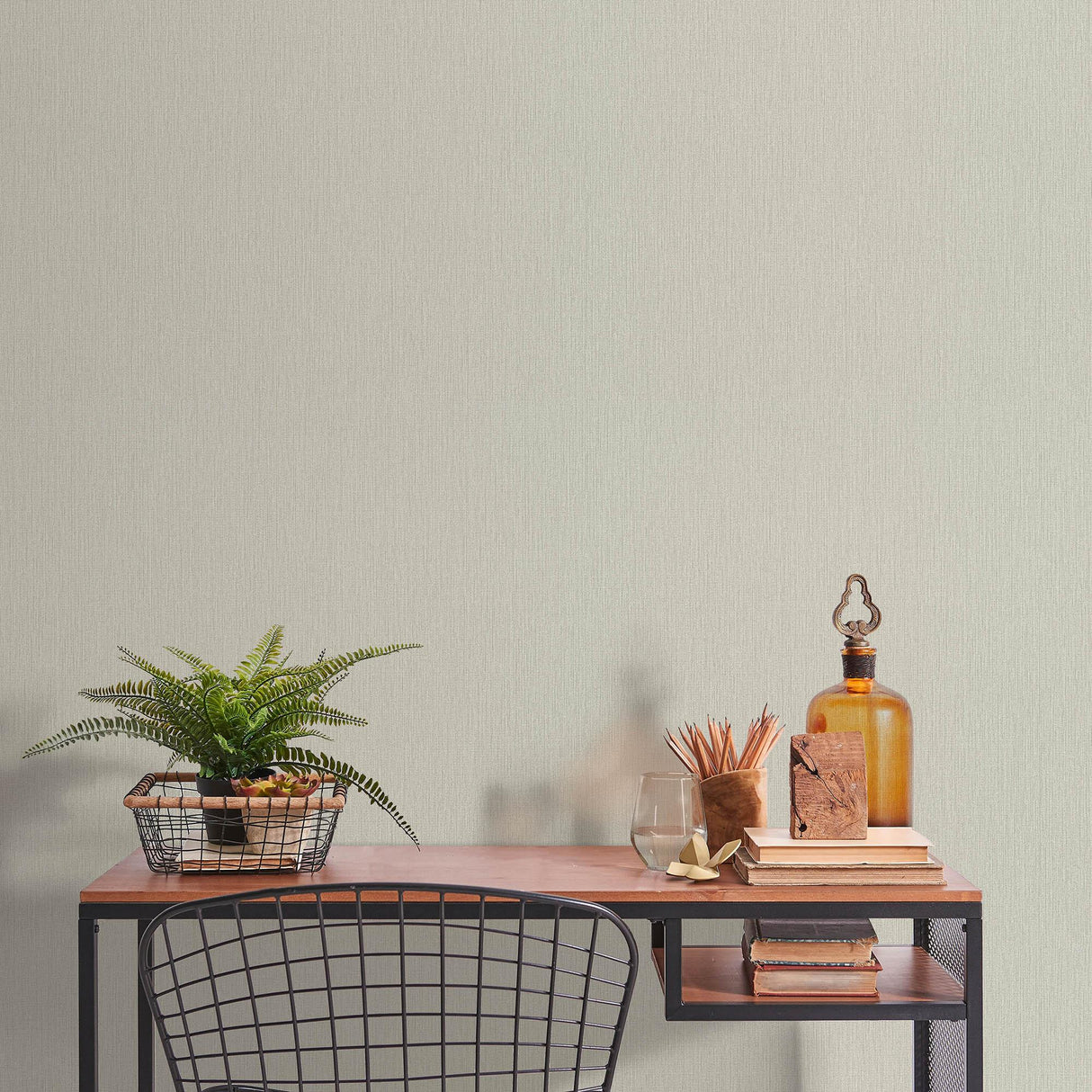 Veer Decor Soft Loom Stria Tan Wallpaper