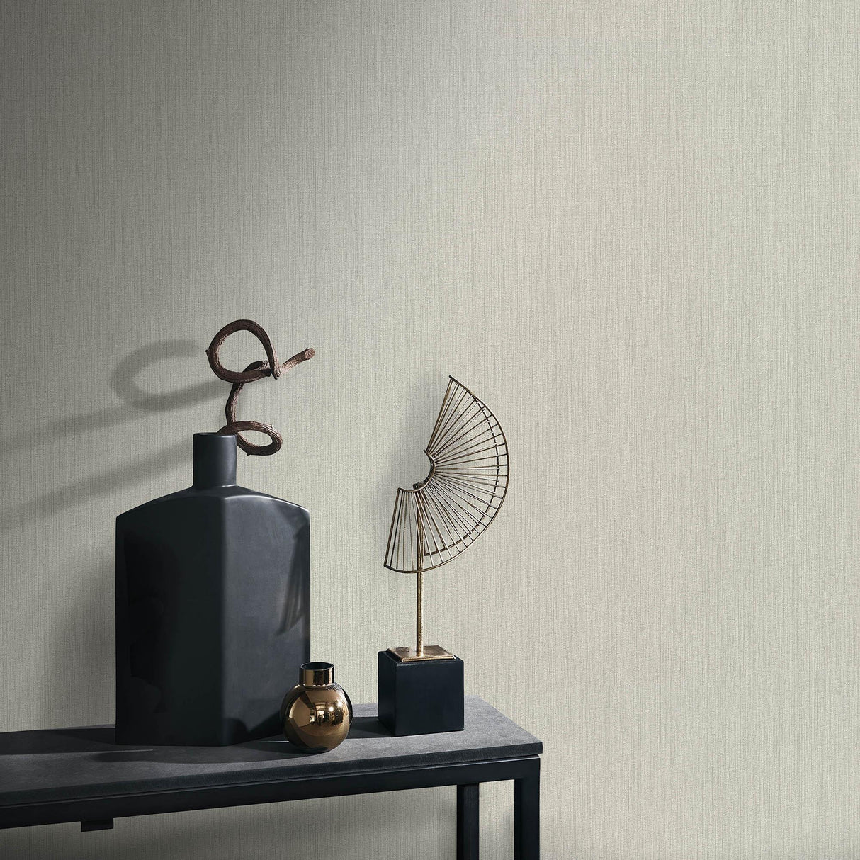 Veer Decor Soft Loom Stria Tan Wallpaper