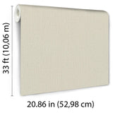 Veer Decor Soft Loom Stria Beige Wallpaper