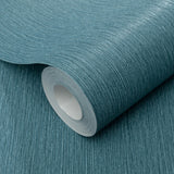 Veer Decor Soft Loom Stria Blue Wallpaper