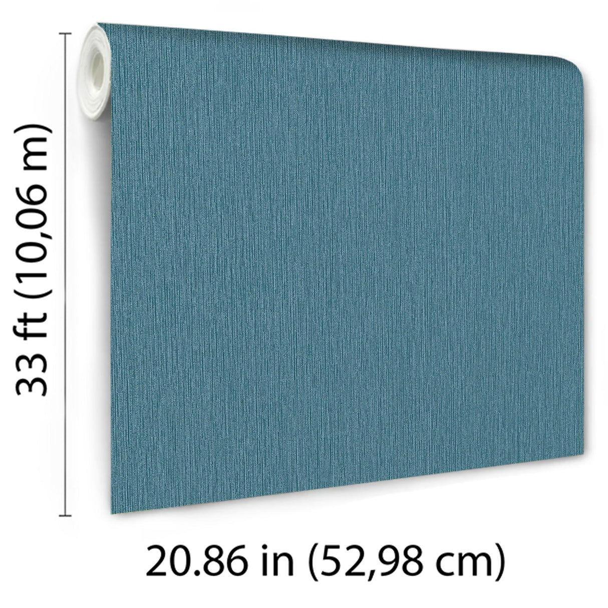 Veer Decor Soft Loom Stria Blue Wallpaper