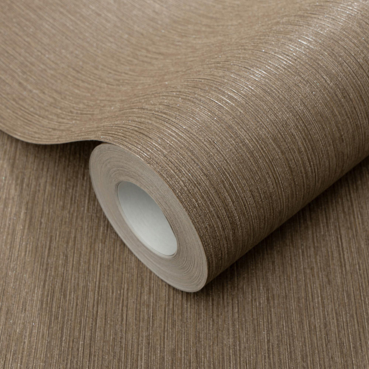 Veer Decor Soft Loom Stria Brown Wallpaper