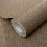 Veer Decor Soft Loom Stria Brown Wallpaper