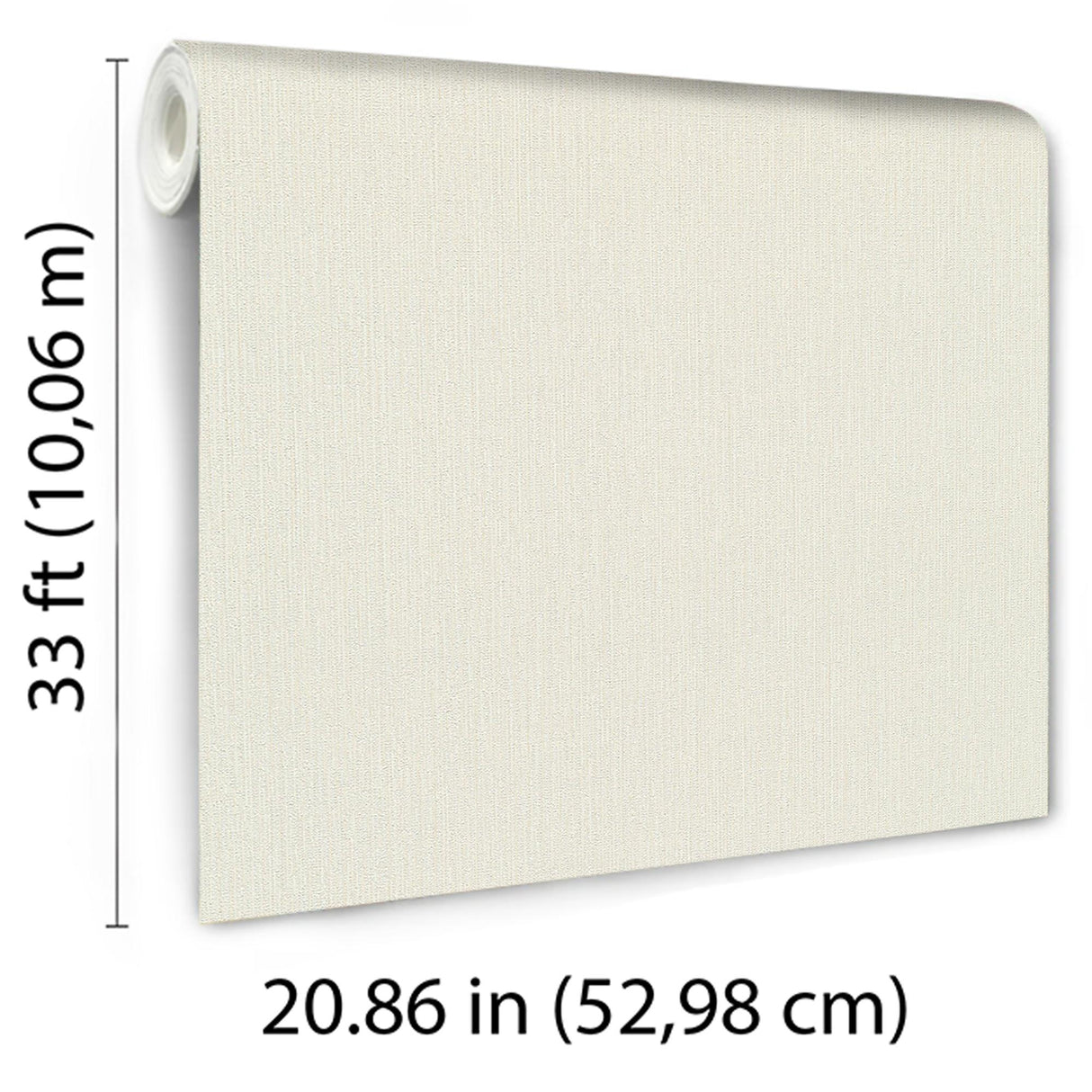 Veer Decor Soft Loom Stria Cream Wallpaper