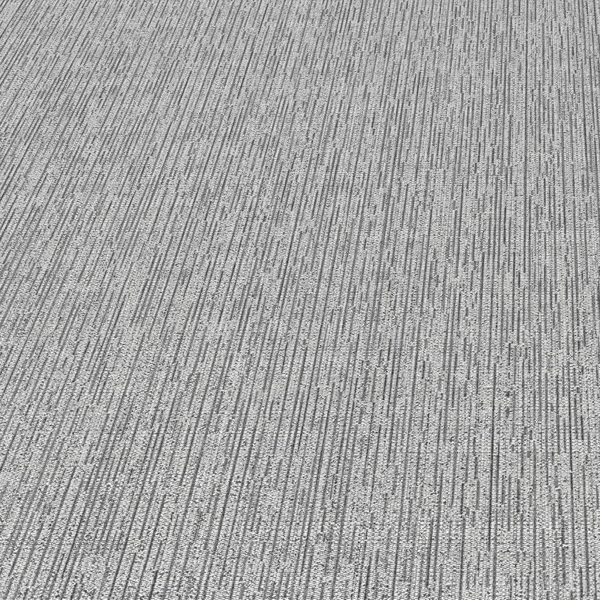 Veer Decor Soft Loom Stria Silver Wallpaper