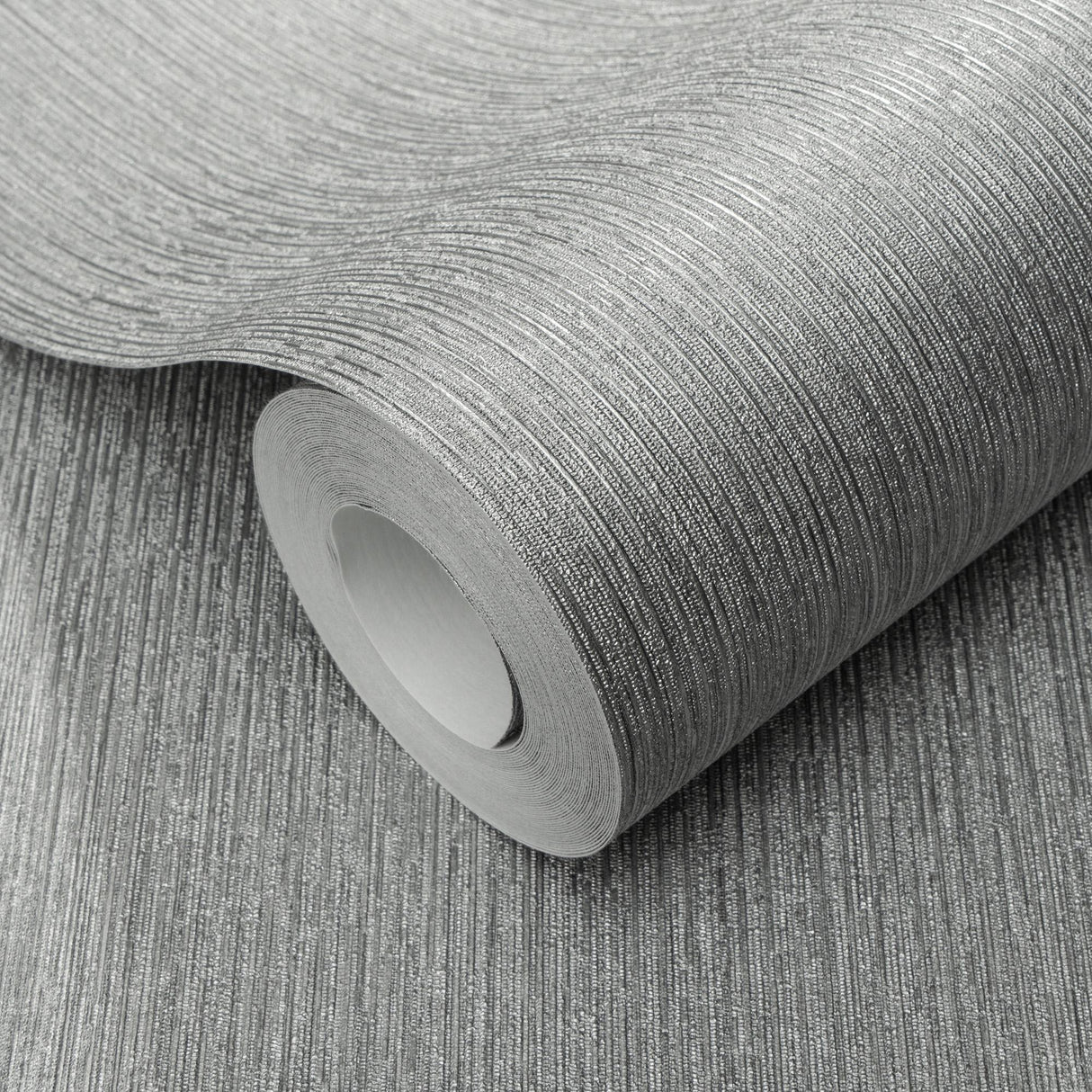 Veer Decor Soft Loom Stria Silver Wallpaper