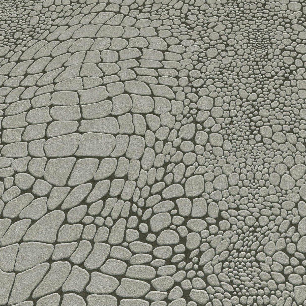 Veer Decor Scala Crocodile Skin Brown Wallpaper