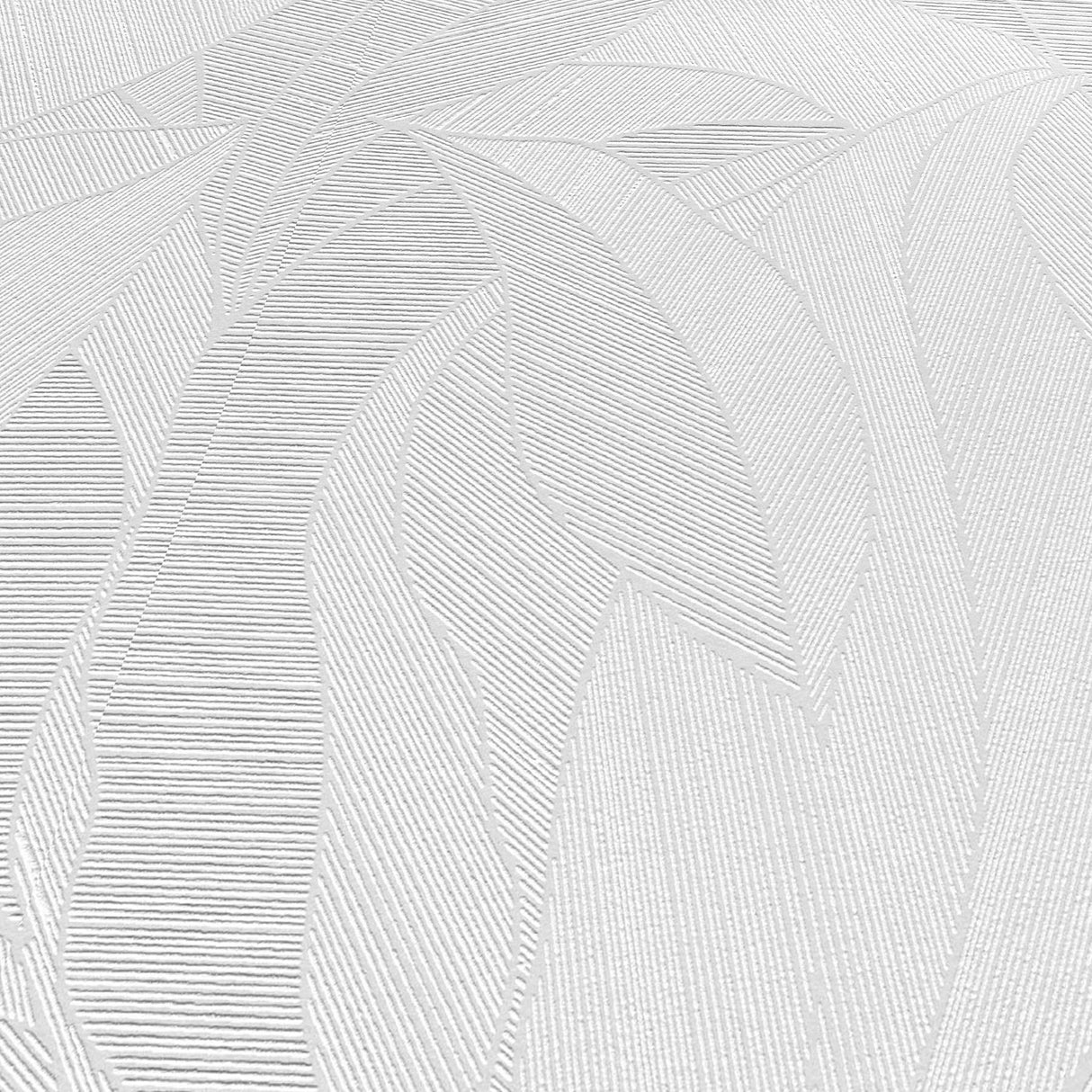 Veer Decor Silvana Leaves White Wallpaper