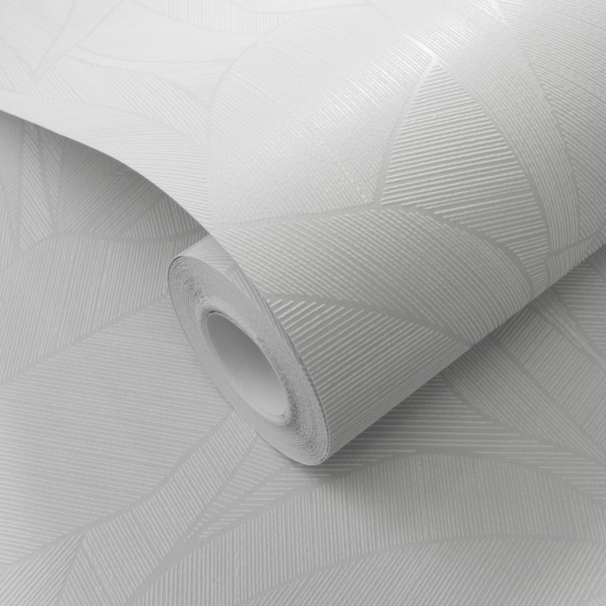 Veer Decor Silvana Leaves White Wallpaper