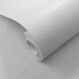 Veer Decor Silvana Leaves White Wallpaper