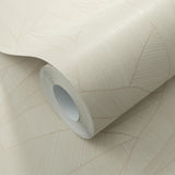 Veer Decor Silvana Leaves Beige Wallpaper