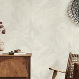 Veer Decor Silvana Leaves Beige Wallpaper