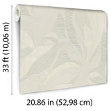 Veer Decor Silvana Leaves Beige Wallpaper