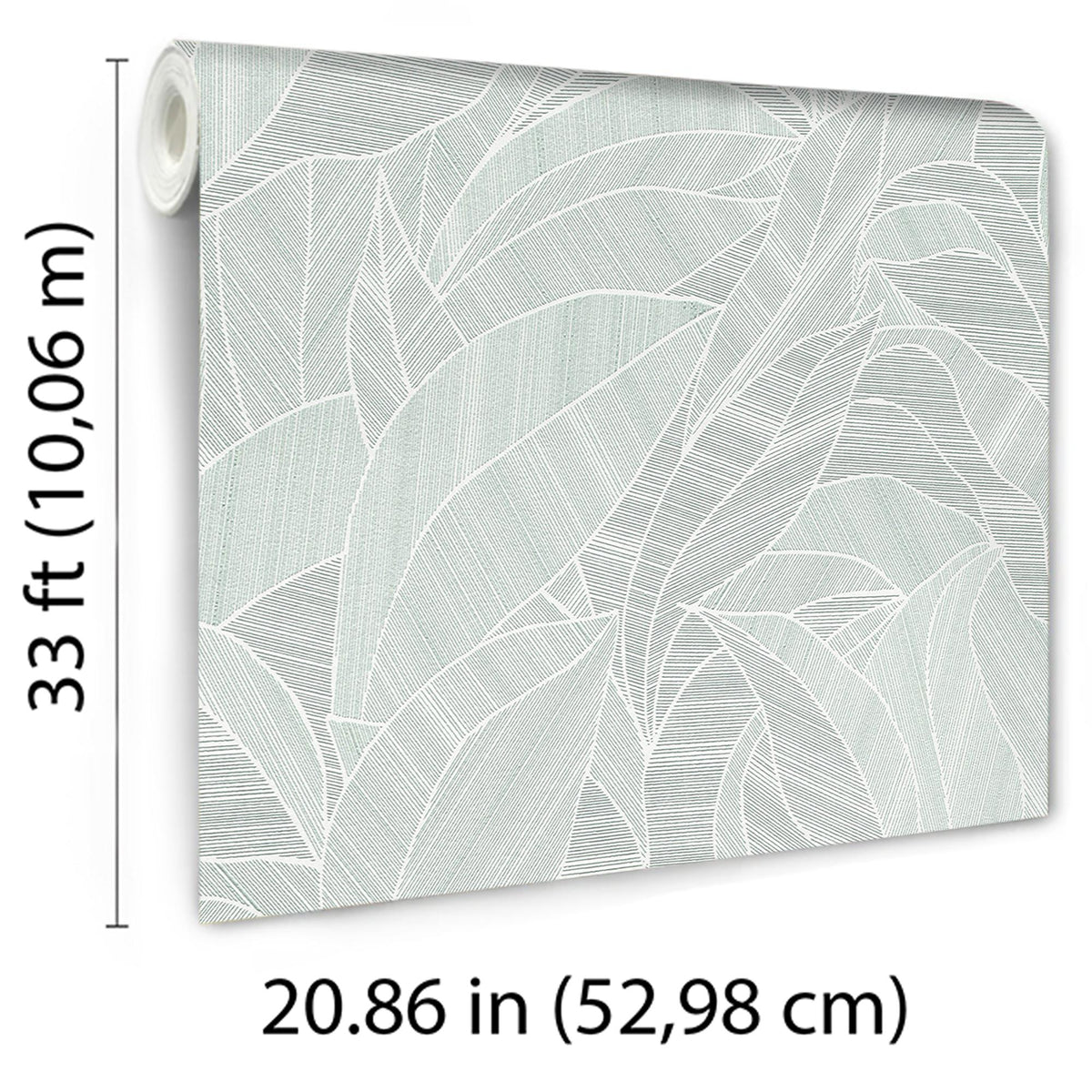Veer Decor Silvana Leaves Green Wallpaper
