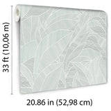 Veer Decor Silvana Leaves Green Wallpaper