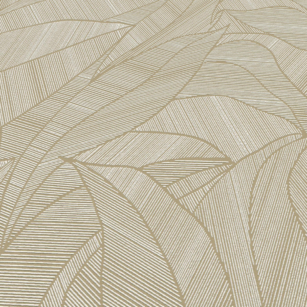 Veer Decor Silvana Leaves Brown Wallpaper