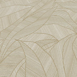 Veer Decor Silvana Leaves Brown Wallpaper