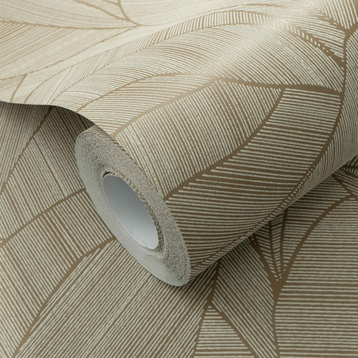 Veer Decor Silvana Leaves Brown Wallpaper