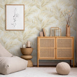 Veer Decor Calvado Palm Beige Wallpaper