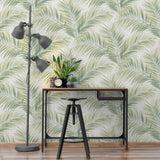 Veer Decor Calvado Palm Green Wallpaper