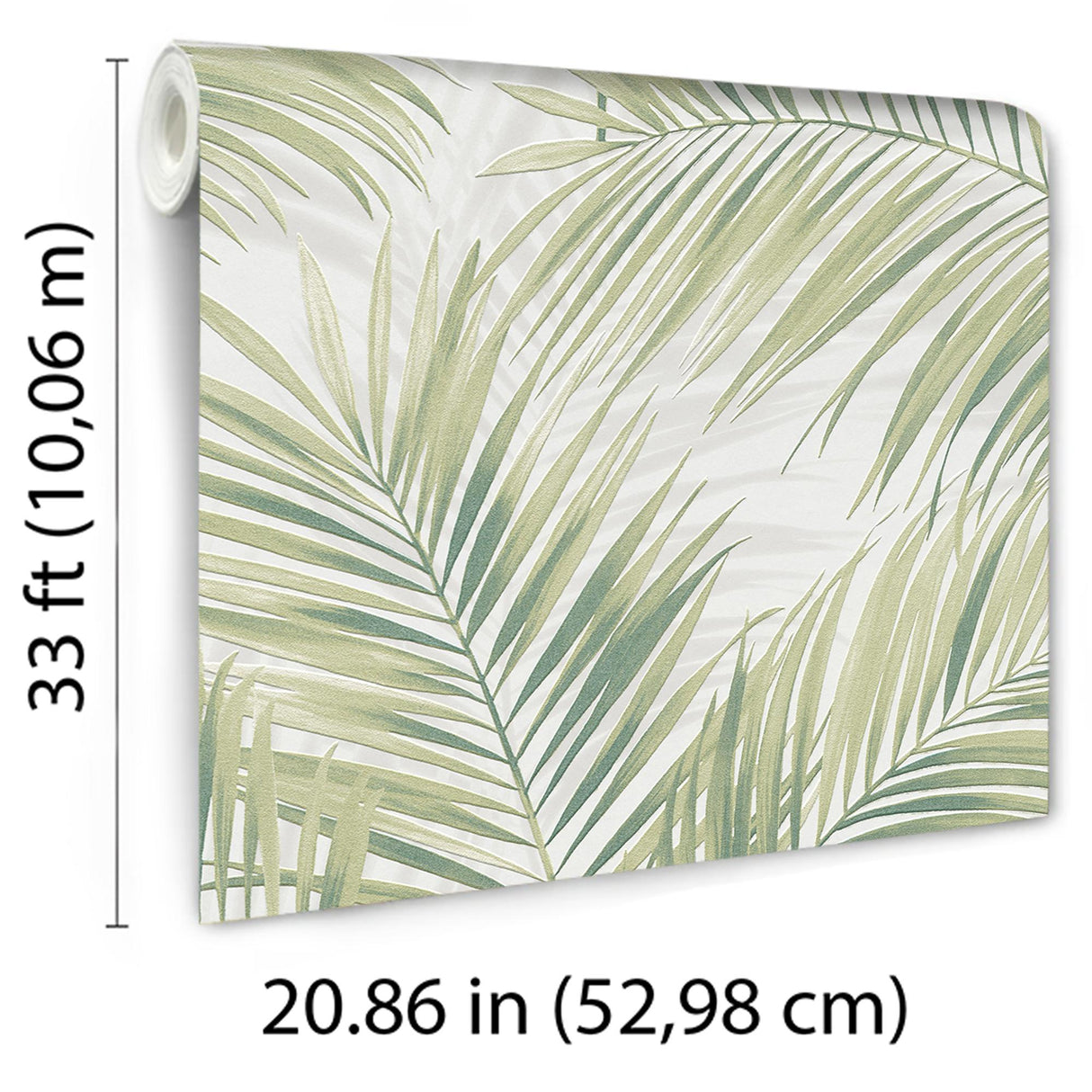 Veer Decor Calvado Palm Green Wallpaper