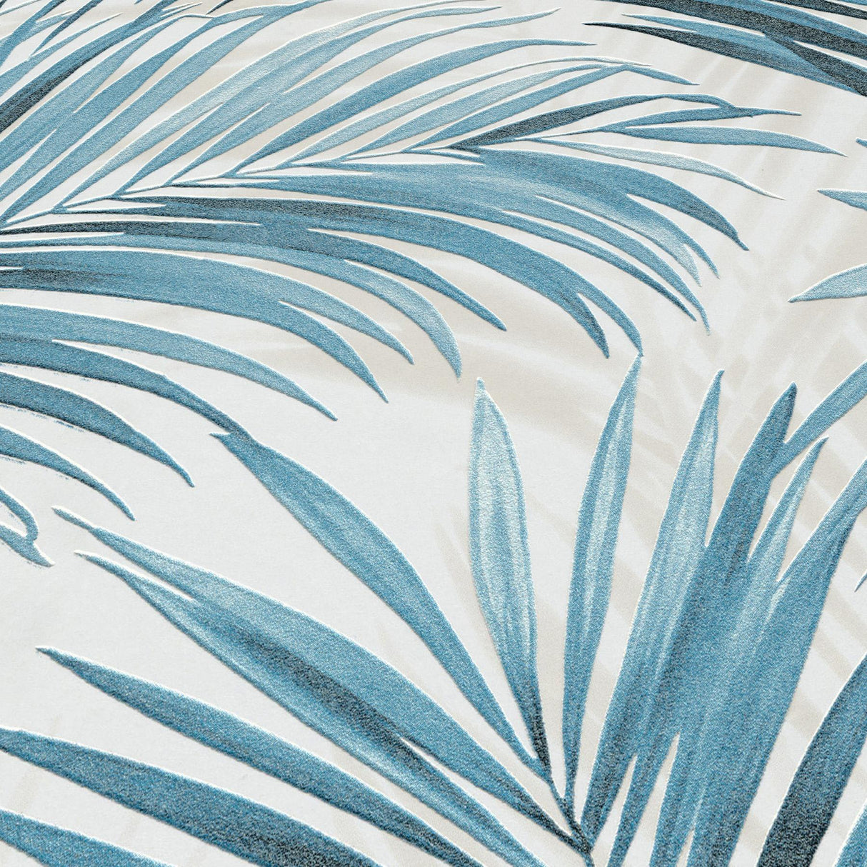 Veer Decor Calvado Palm Blue Wallpaper