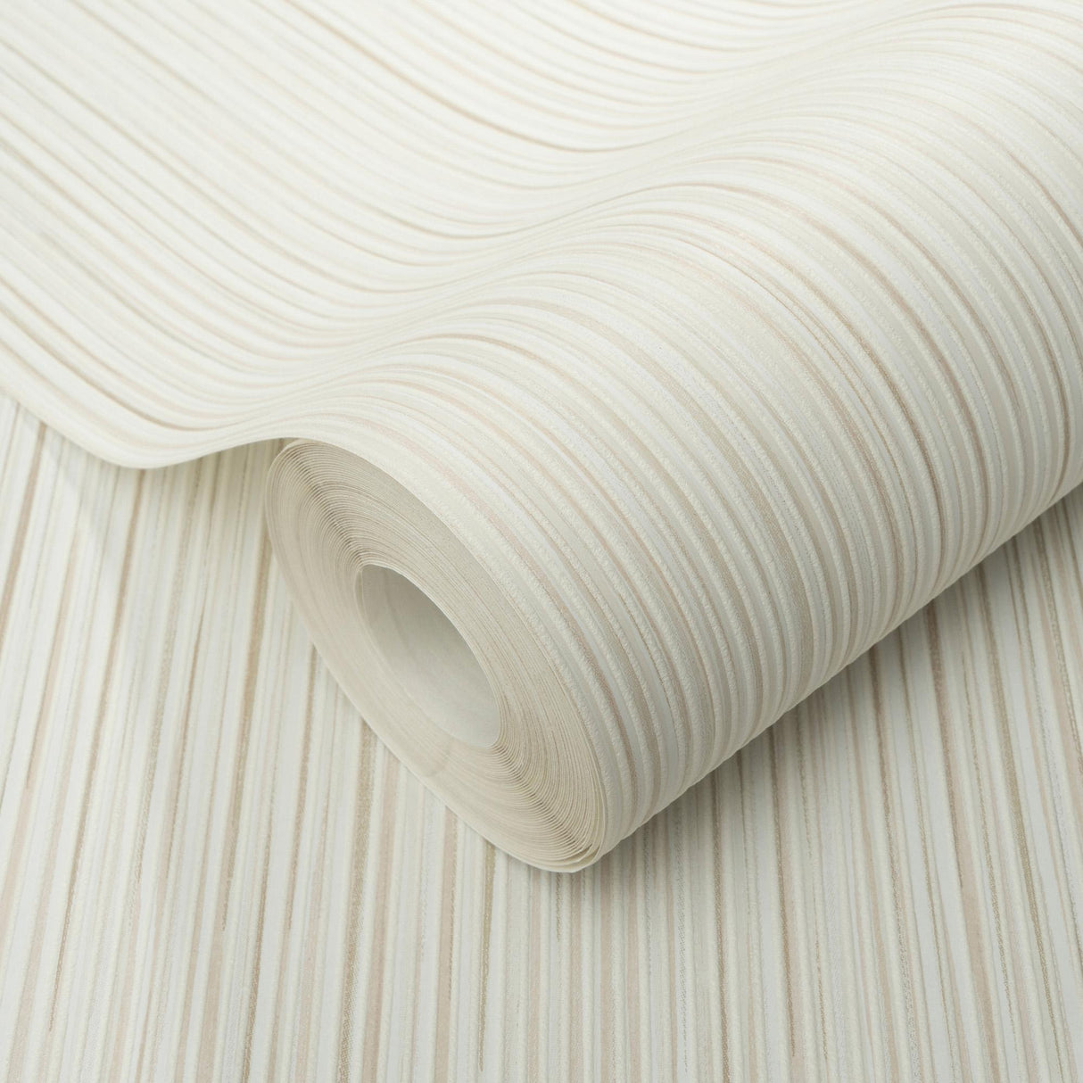 Veer Decor Ravello Raised Stria Beige Wallpaper