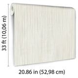 Veer Decor Ravello Raised Stria Beige Wallpaper