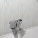 Veer Decor Ravello Raised Stria Taupe Wallpaper