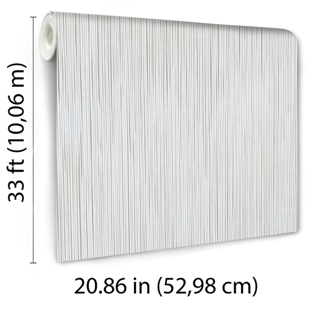 Veer Decor Ravello Raised Stria Taupe Wallpaper