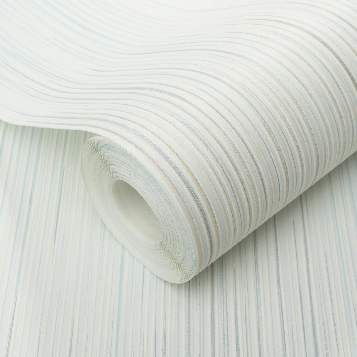 Veer Decor Ravello Raised Stria Blue Wallpaper