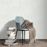 Veer Decor Ravello Raised Stria Blue Wallpaper