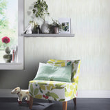 Veer Decor Ravello Raised Stria Green Wallpaper