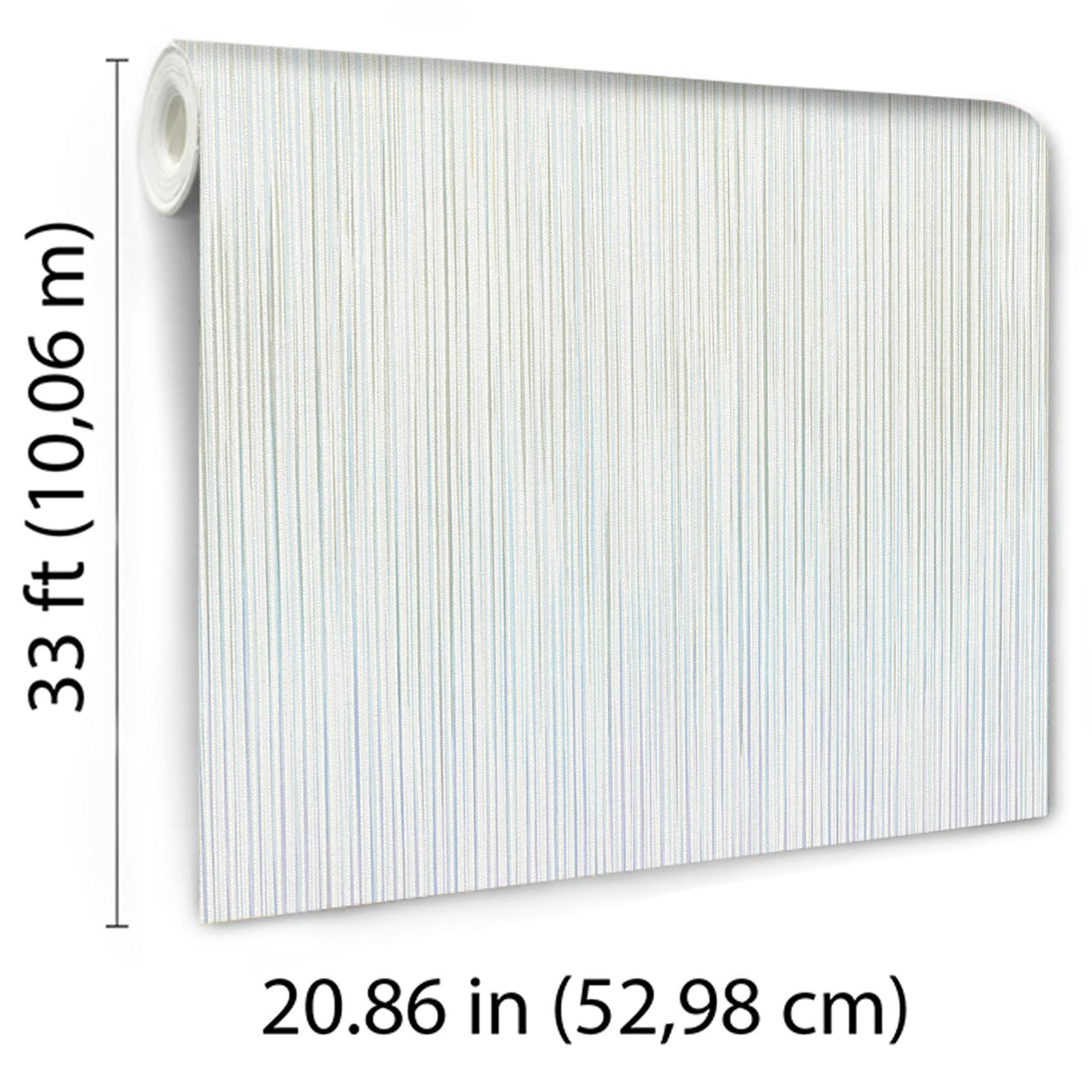 Veer Decor Ravello Raised Stria Green Wallpaper